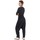 Vêtements Femme Pantalons fluides / Sarouels Fantazia Sarouel droit basique original Pramukha Noir