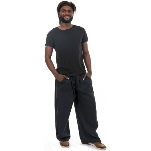 Vêtements Homme Pantalons Homme | Pantalon japonais original noir - IT74770