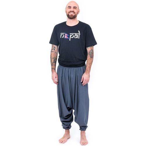 Vêtements Homme Pantalons Homme | Fantazia Pantalon sarouel elastique uni - XO85050