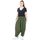 Vêtements Femme Pantalons fluides / Sarouels Fantazia Pantalon sarouel elastique uni aladin sarwel indien Vert