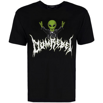 Vêtements Homme T-shirts manches courtes Domrebel Alien Box T Noir