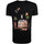 Vêtements Homme T-shirts manches courtes Domrebel Party T-Shirt Noir