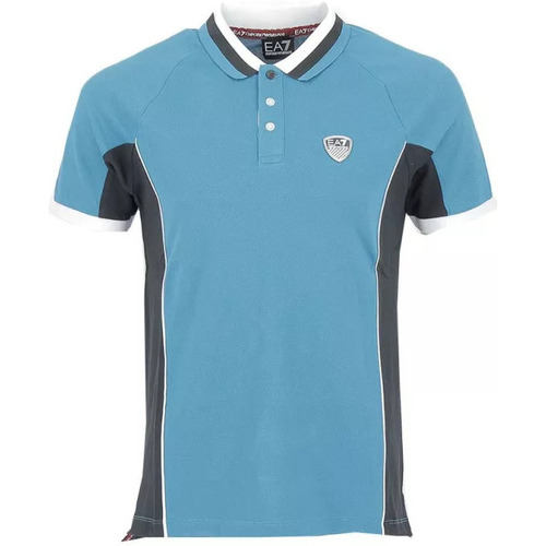 Vêtements Homme T-shirts & Polos Ea7 Emporio Armani sandals Polo Bleu