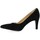 Chaussures Femme Escarpins So Send Escarpins cuir velours Noir