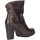 Chaussures Femme Low boots Made In Italia A01 TRONCHETTO Bottes et bottines Femme T.Moro Marron