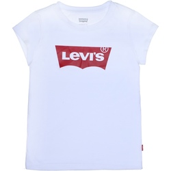 Vêtements Fille T-shirts manches courtes Levi's Tee shirt fille logotypé Blanc