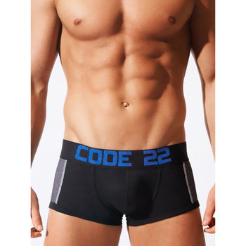 Sous-vêtements Homme Boxers Code 22 Boxer modal mesh Contrast Code22 Noir