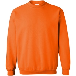 Vêtements Sweats Gildan 18000 Orange fluo
