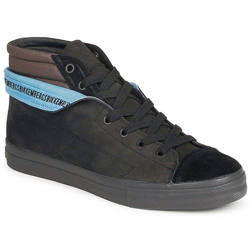 Chaussures Homme Baskets montantes Bikkembergs London MID SUEDE Noir