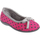 Chaussures Femme Chaussons Sleepers Polka Rouge