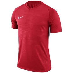 Vêtements Garçon T-shirts manches courtes Nike JR Tiempo Prem Rouge