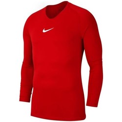 Vêtements Garçon T-shirts manches longues Nike JR Dry Park First Layer Rouge