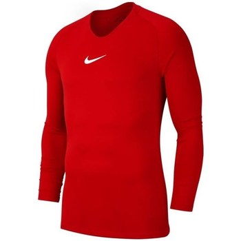 Vêtements Garçon T-shirts manches courtes Nike Metallic JR Dry Park First Layer Rouge