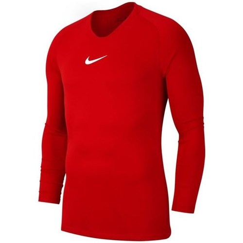 VêDenim Garçon T-shirts manches courtes Nike JR Dry Park First Layer Rouge