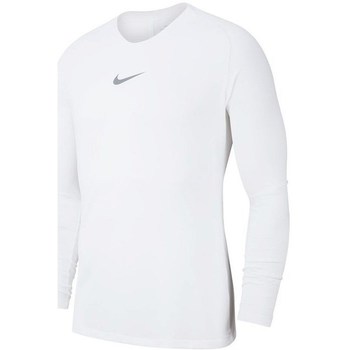 Vêtements Garçon T-shirts blue manches courtes Nike JR Dry Park First Layer Blanc