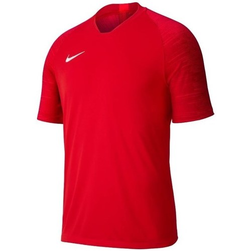 VêDenim Homme T-shirts manches courtes Nike Dry Strike Jersey Rouge