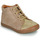 Chaussures Fille Way Boots GBB NAHIA Beige / Doré