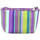 Sacs Femme Sacs porté main Fuchsia Petit porte monnaie bourse motif raie  violet Multicolore