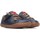 Chaussures Enfant Oreillers / Traversins Baskets Peu Cami cuir Bleu