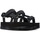 Chaussures Femme Bottines / Boots Camper Sandales à plateforme cuir Oruga Up Noir