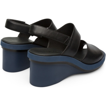 Chaussures Camper Sandales à plateforme cuir Kyra noir - Chaussures Sandale Femme 135 