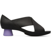 Chaussures Femme Sandales et Nu-pieds Camper Sandales élastiques à talons cuir Alright Sandal Noir