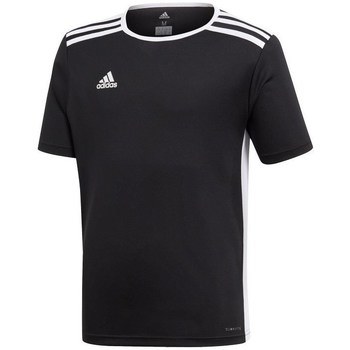 Vêtements Garçon T-shirts matchcourts courtes adidas Originals JR Entrada 18 Noir