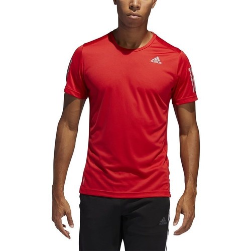 Vêtements Homme T-shirts manches courtes adidas Originals Own The Run Tee Rouge
