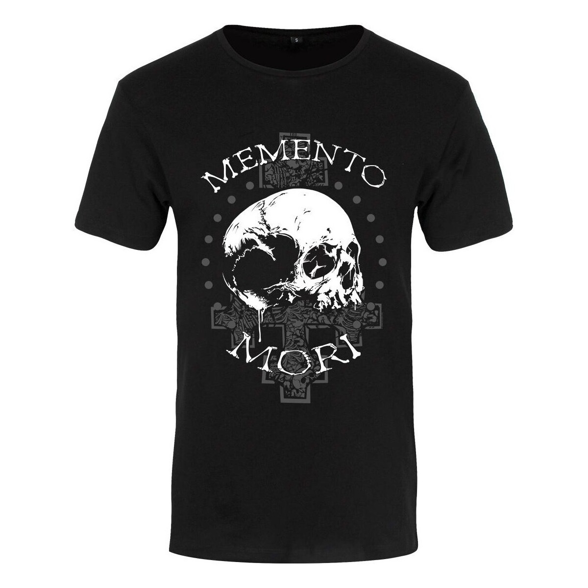 Vêtements Homme T-shirts manches longues Grindstore Memento Mori Noir