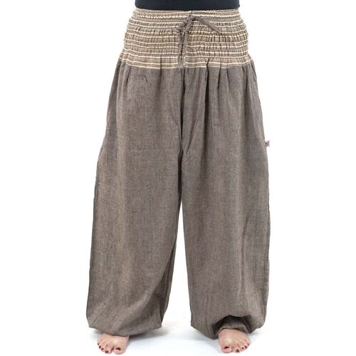 Fantazia Pantalon sarouel grande taille mixte natural Multicolore -  Vêtements Pantalons fluides 20,80 €