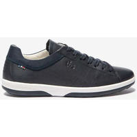 Chaussures Homme Tennis TBS Baskets cuir made in france EMERSON Marine