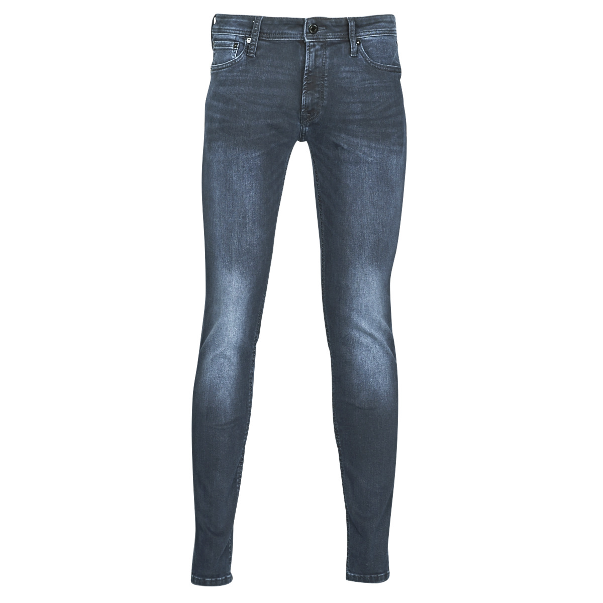 Vêtements Homme Jeans applique skinny Jack & Jones JJILIAM Bleu foncé
