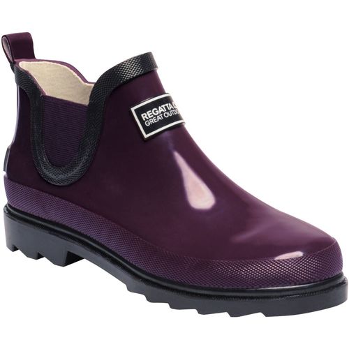 Femme Regatta Harper Violet foncé/gris anthracite - Chaussures Bottes de pluie Femme 32 
