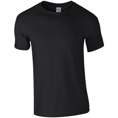 Vêtements Homme T-shirts manches longues Gildan Soft Style Noir