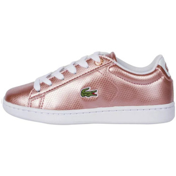 Chaussures Enfant Baskets basses Lacoste CARNABY EVO 119 6 SUC Rose