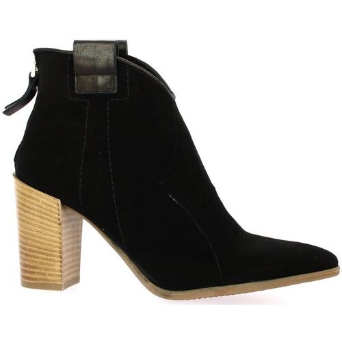 Chaussures Femme Bottes Pao Boots Merrell cuir velours Noir
