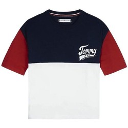 Vêtements Fille T-shirts manches courtes Tommy Hilfiger  Multicolor
