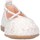Chaussures Fille Ballerines / babies Unisa SEIMY 20 GL N Blanc