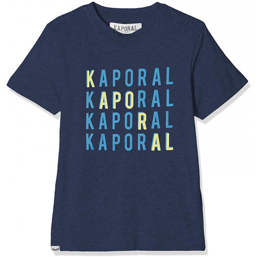 Vêtements Garçon Débardeurs / T-shirts sans manche Kaporal T-Shirt GarÃ§on Asper Bleu Bleu