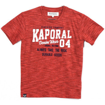 Vêtements Garçon T-shirts manches courtes Kaporal Tee-Shirt Garçon Rooky Rouge Rouge