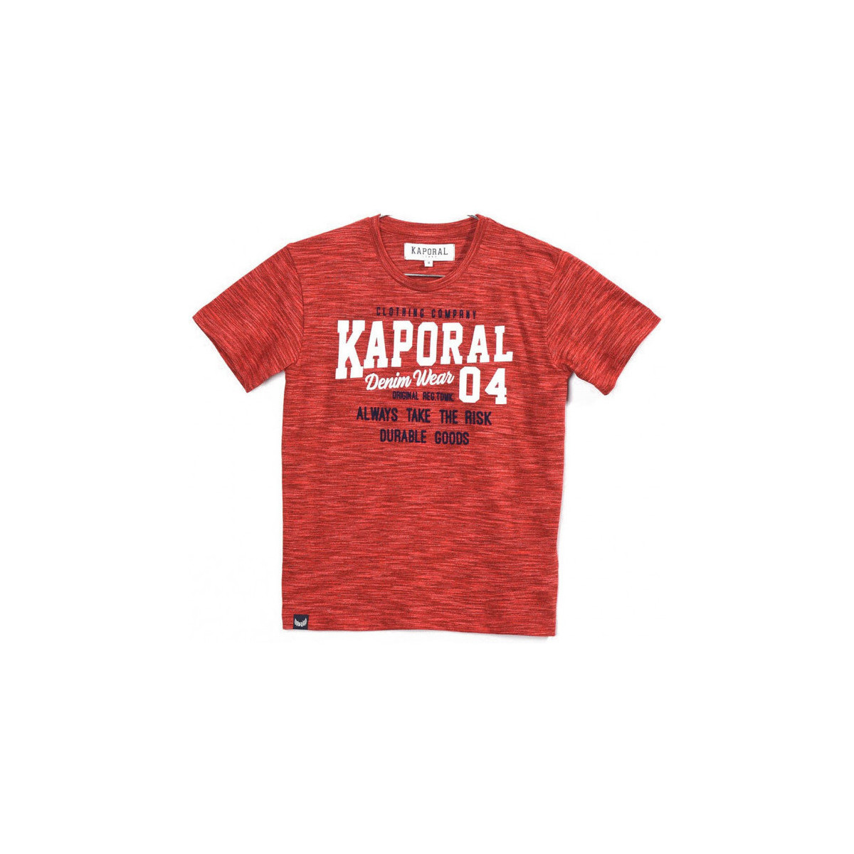 Vêtements Garçon Débardeurs / T-shirts sans manche Kaporal Tee-Shirt GarÃ§on Rooky Rouge Rouge