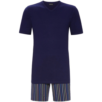 Vêtements Homme Pyjamas / Chemises de nuit Ringella Pyjama coton court Bleu
