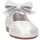 Chaussures Fille Ballerines / babies Papanatas 44003AA Ballerines Enfant argent Argenté