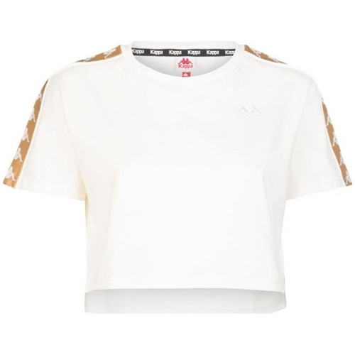 Vêtements Femme T-shirts & Polos Kappa T-Shirt 222 Apua Band blanc  KAP303WGQ0 AAJ Blanc