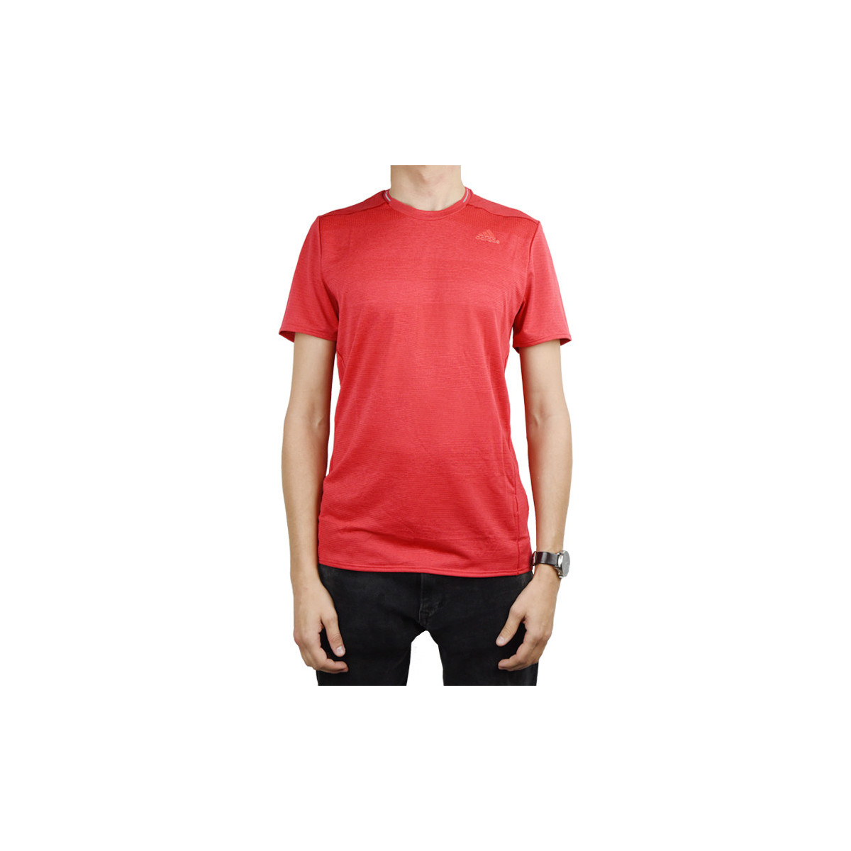 Vêtements Homme T-shirts manches courtes adidas Originals Adidas Supernova Short Sleeve Tee M Rouge