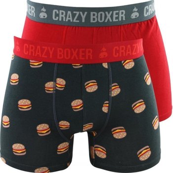 Sous-vêtements Homme Boxers Crazy Boxer CRAZYBOXER 2 Boxers Homme Bio BCX2 BURG anthra Gris