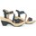 Chaussures Femme Sandales et Nu-pieds Chattawak Compensée 9-MAELLE Noir Noir