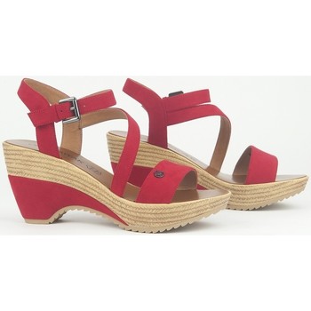 Chaussures Chattawak Compensée 9-MAELLE ROUGE Rouge - Chaussures Sandale Femme 38 