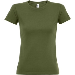 Vêtements Femme T-shirts manches courtes Sols 11502 Vert kaki foncé