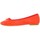 Chaussures Femme Ballerines / babies Exit Ballerines cuir velours  cail Rouge